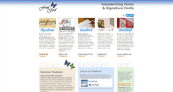 Desktop Screenshot of fontgod.com