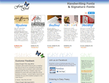 Tablet Screenshot of fontgod.com